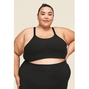 Girlfriend Collective Black Lou Bra